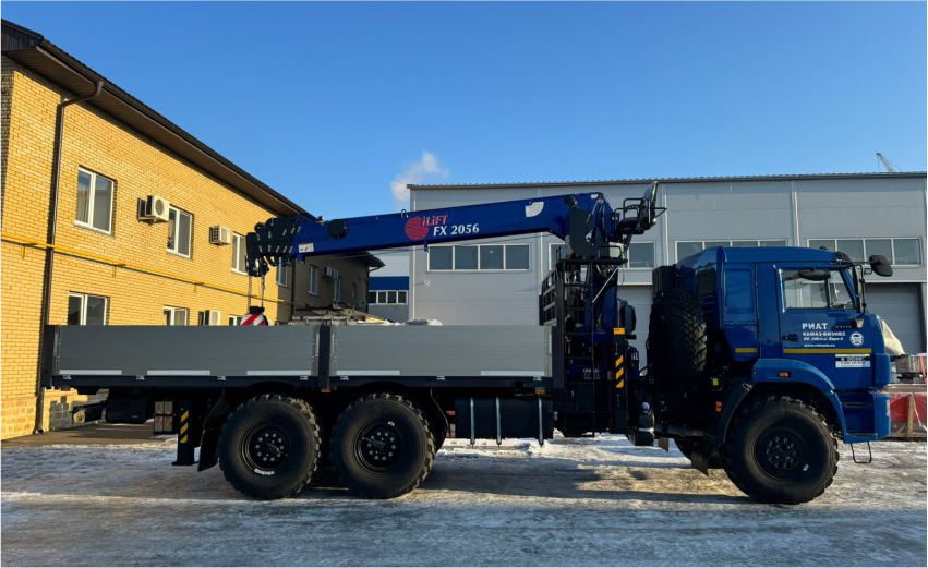 Автомобиль бортовой с КМУ iLiFT на шасси КАМАЗ